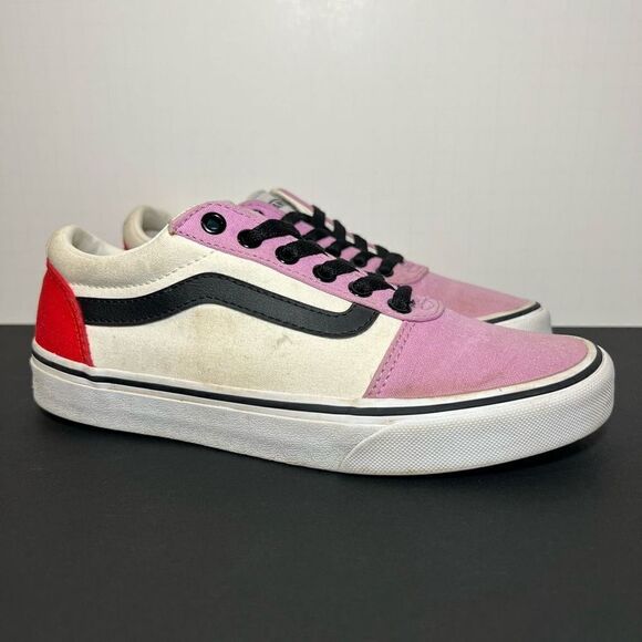 Womens VANS Old Skool Multicolored Low Top Sneakers / Size 7 - Picture 1 of 9